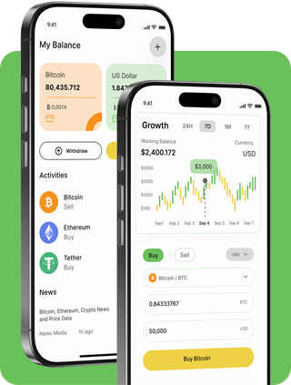 Bitsgap trading platform with live market data